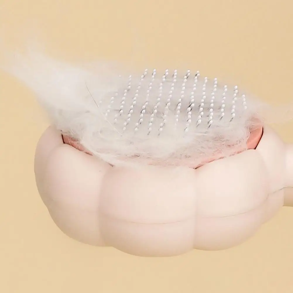 

Cat Brush Effective Cat Comb Safe Self Cleaning Convenient Cats Dogs Pet Massage Brush