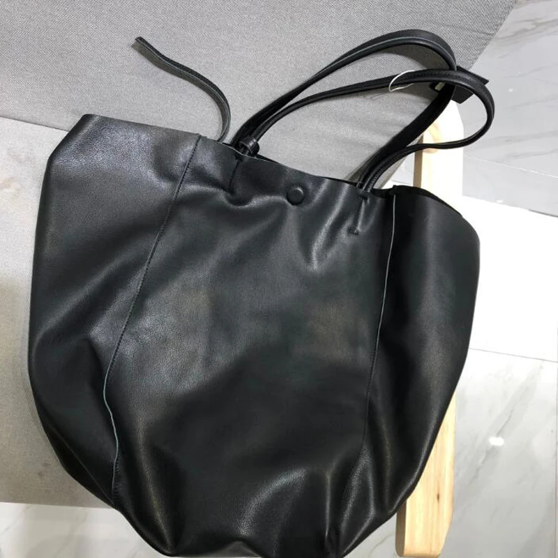 

Fashion Genuine Leather Big Tote Handbags Leopard Pattern Soft Cowhide Travel Tote Ladies Long Strap Shoulder Weekend Bags
