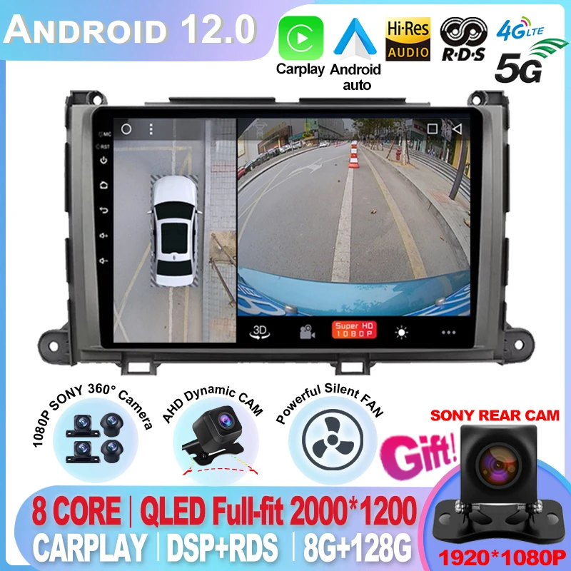 

Автомагнитола для Toyota RAV4 RAV 4 XA30 2005-2013, 2 din, Android