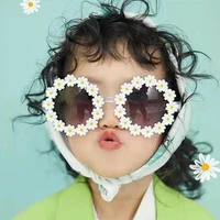 cute floral kids sunglasses children daisy sun glasses baby uv400 gradient eyewear girls eyeglasses oculos de sol