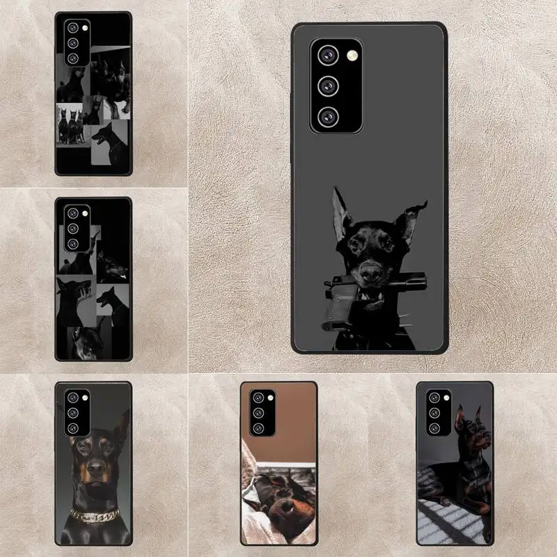 

Animal Dachshund Doberman Dog Phone Case For Oppo Reno Realme C3 6Pro Cover For Vivo Y91C Y17 Y19 Funda Capa