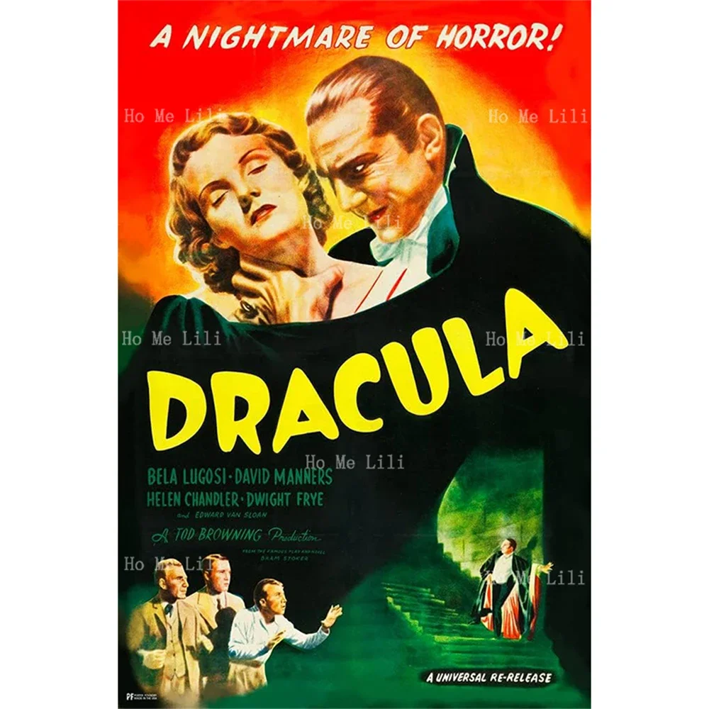 Dracula 1931 Bela Lugosi кошмаров ужасов постер фильма монстр жуткий страшный ретро