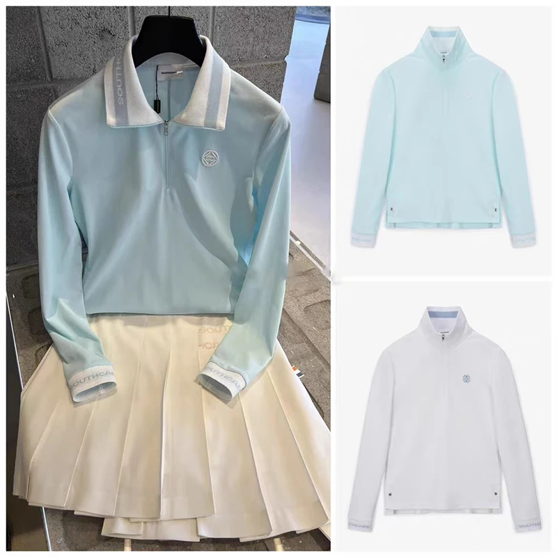 

Женская футболка с длинным рукавом, на молнии