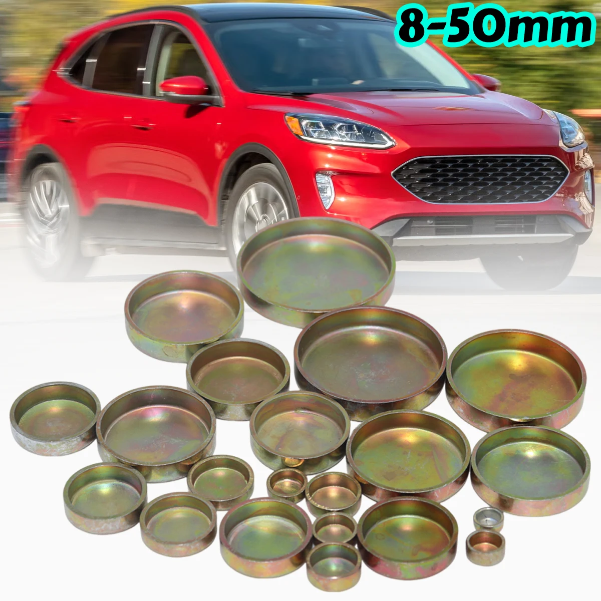 

8-50 мм универсальная заглушка сердечника двигателя, оцинкованные заглушки для замораживания/расширения для блока головки блока цилиндров, заглушка для сварки, комплект запасных частей