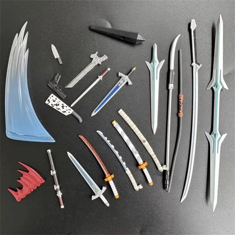 Масштаб 1/18 солдатское оружие меч лезвие спецэффекты орнамент пластиковая модель