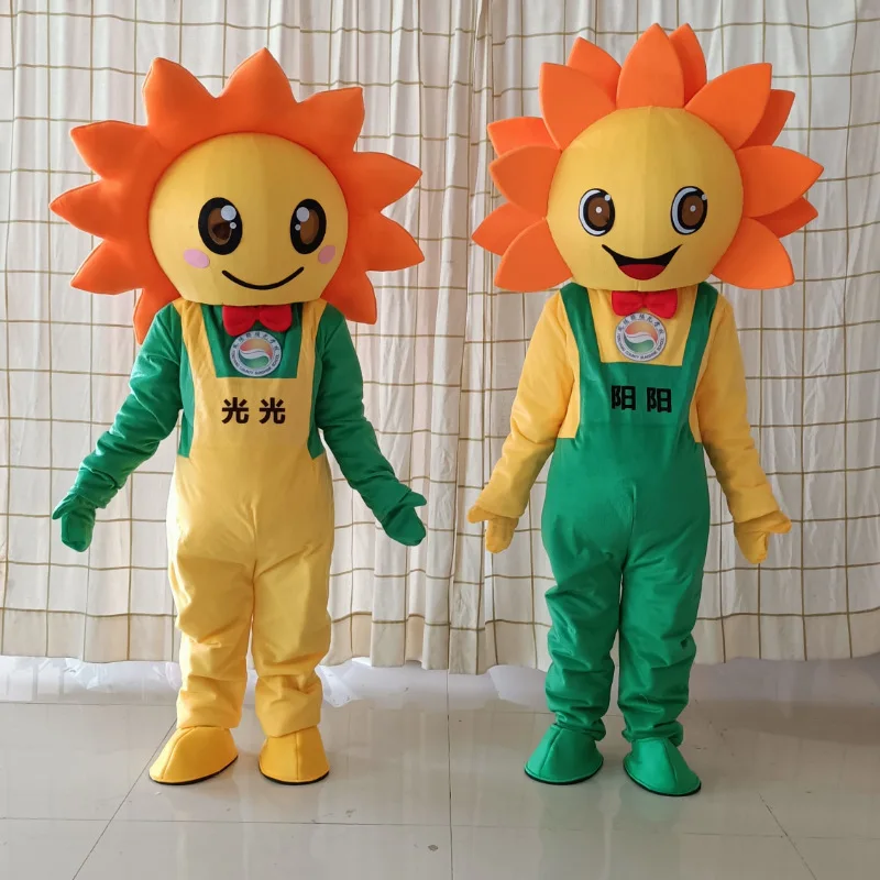 

Simbok Sunflower Cartoon Doll Costume Performance Promotional Props Headgear Cute Plant Tree Flower Walking Doll Clothing