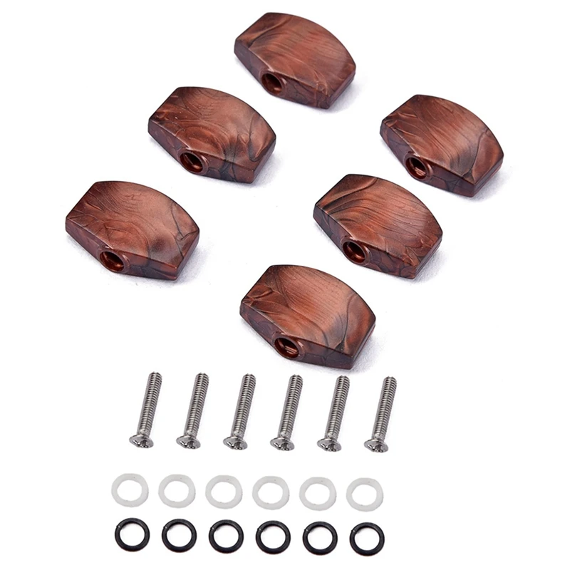 

18 Pcs Guitar Tuning Peg Buttons, Tuning Pegs Knobs Machine Heads Buttons For Guitar
