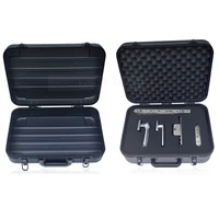Large Suitcase Plastic Aluminum ToolBox Impact Resistant Safety Equipment Instrument Case Hardware Storage Tool Case With Foam
