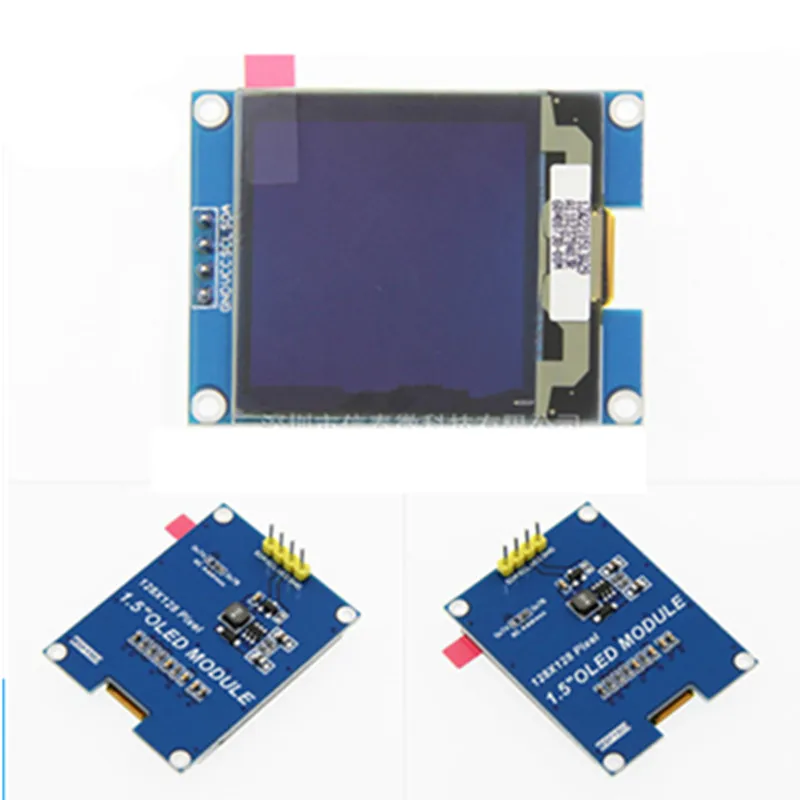 1PCS 1.5 inch OLED LCD module white SSD1327 driven I2C communication compatible UNO R3 STM32