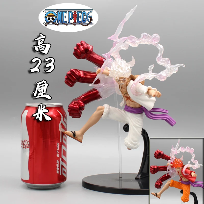 

23cm One Piece Action Figure Gear 5 Sun God IU Nika Luffy Figurine Fighting Monkey D Luffy Statue PVC Collectible Model Toy Gift