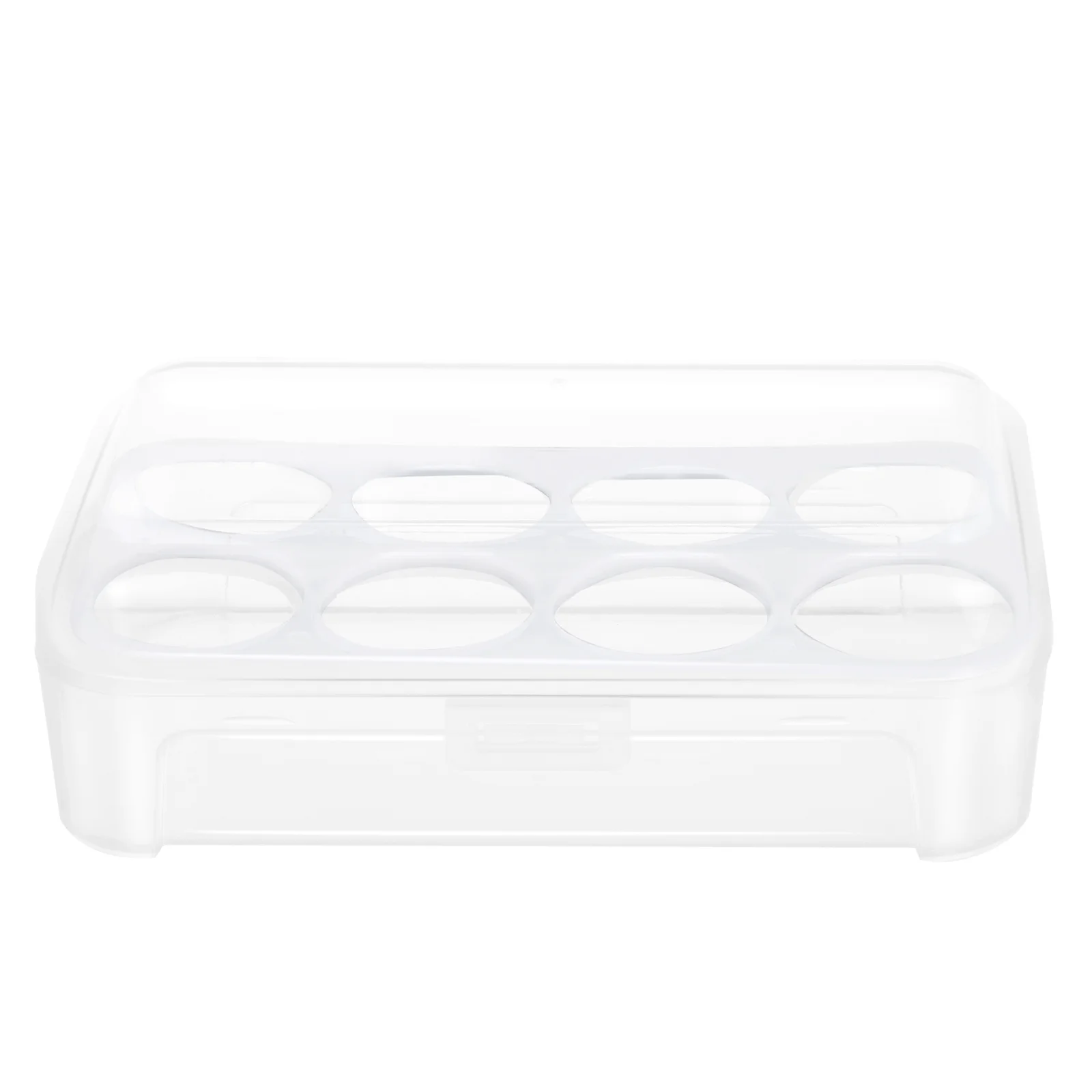 

Egg Storage Container Holder Refrigerator Tray Boxplastic Fridge Organizer Lidstand Case Carriercartons Dish Bin Kitchen Clear