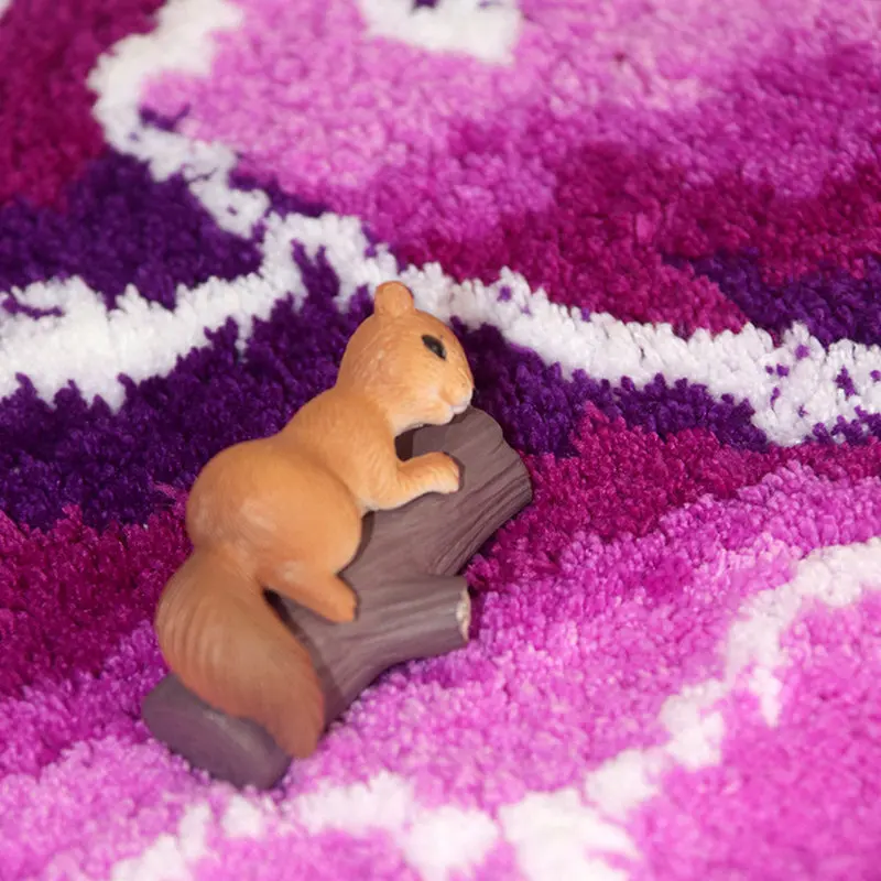 Плюшевые коврики для ванной с цветами пиона 3D Цветочный декоративный ковер