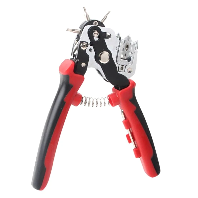 

Plier Puncher Punch Pliers DIY Tool Watchband Strap Household Punching Leathercraft Leather Belt For 2.0-5.0Mm Hole