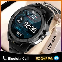 2022 new ecgppg bluetooth call smart watch men ip68 waterproof heart rate blood pressure sports health hd smartwatch for xiaomi