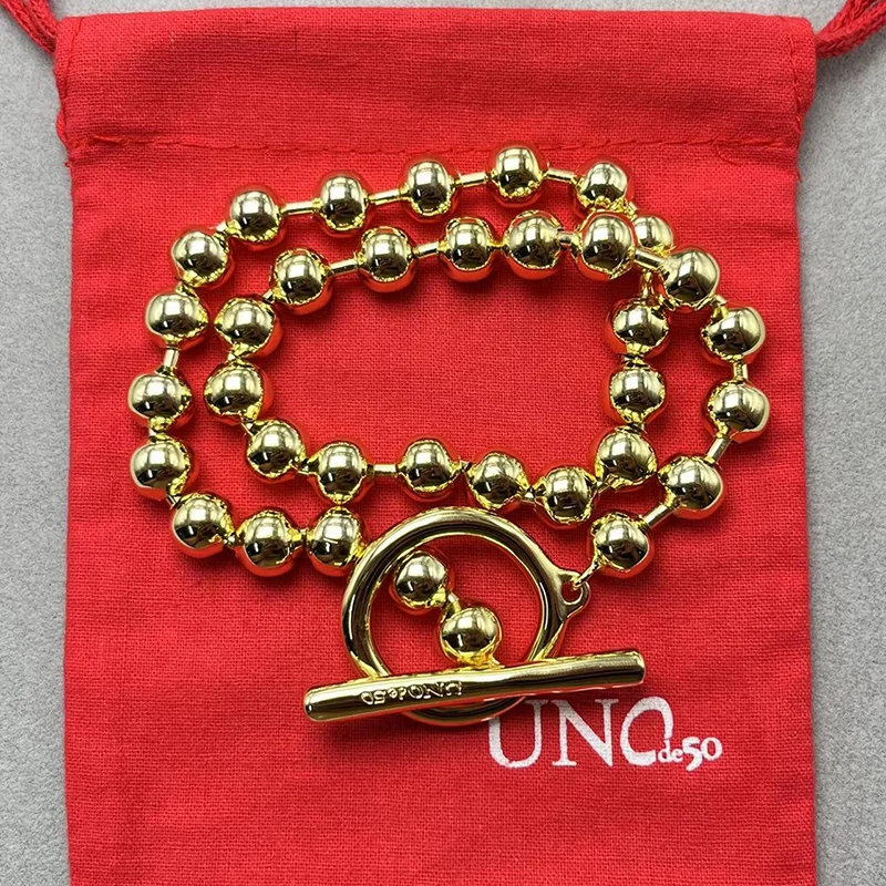 

Новинка 2023, unode 50, лидер продаж, модное ожерелье в европейском и американском стиле, Женская романтическая Подарочная сумка для ювелирных изделий