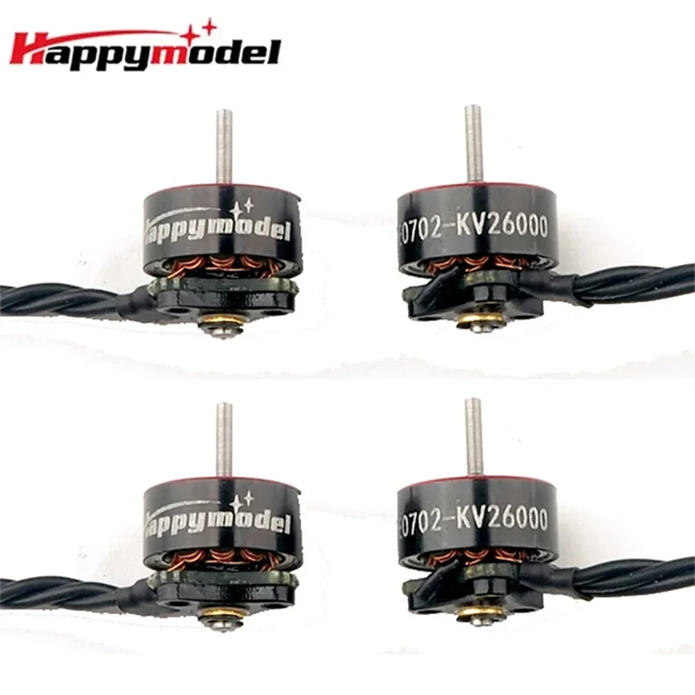 4 шт./лот HappyModel SE0702 28000KV 26000KV 2300KV 1S бесщеточный двигатель для RC FPV фристайл 65 мм 75