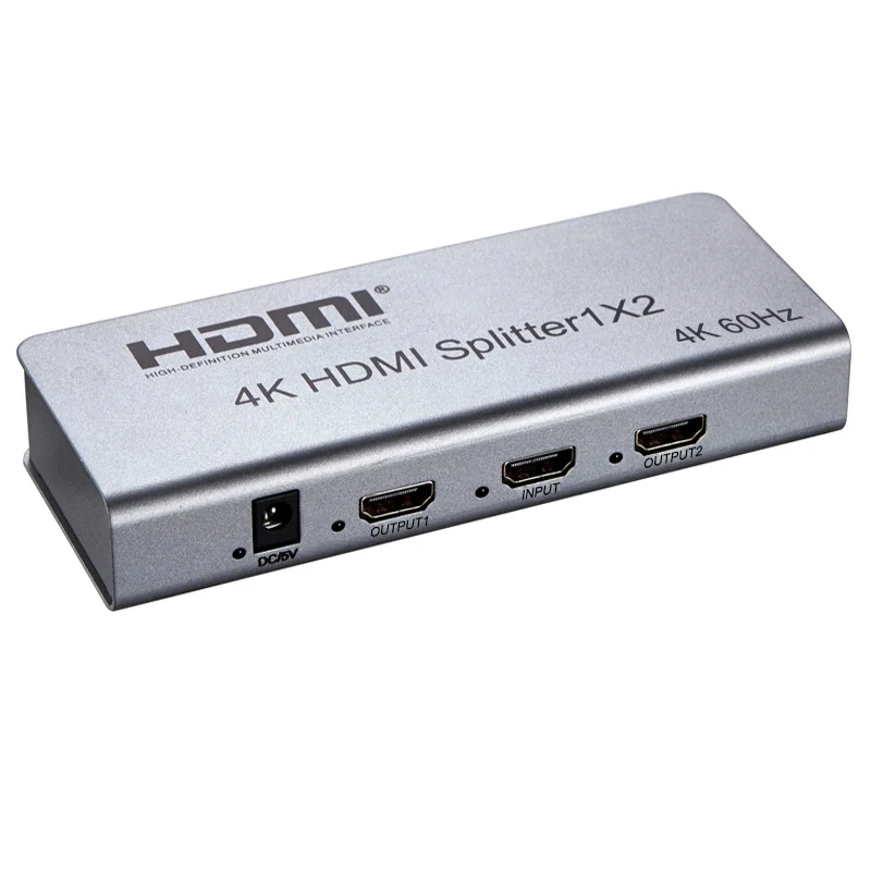 Разветвитель HDMI 2 0 4K 60 Гц 1x2 1 в HDCP EDID HDR @ 30 1080P двойной монитор дисплей для PS4 Xbox DVD ПК