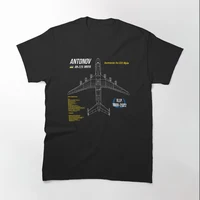 antonov an 225 mriya cargo aircraft rip poster t shirt short sleeve 100 cotton casual t shirts loose top size s 3xl