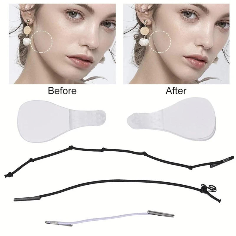 

40Pcs/Set Makeup Invisible Face Lift Tape V-Line V Face Shape Face Lift Up Anti Wrinkle Face Slimming Stickers Skin Care
