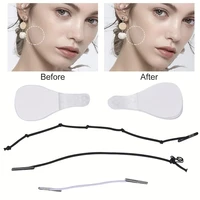 40pcsset makeup invisible face lift tape v line v face shape face lift up anti wrinkle face slimming stickers skin care