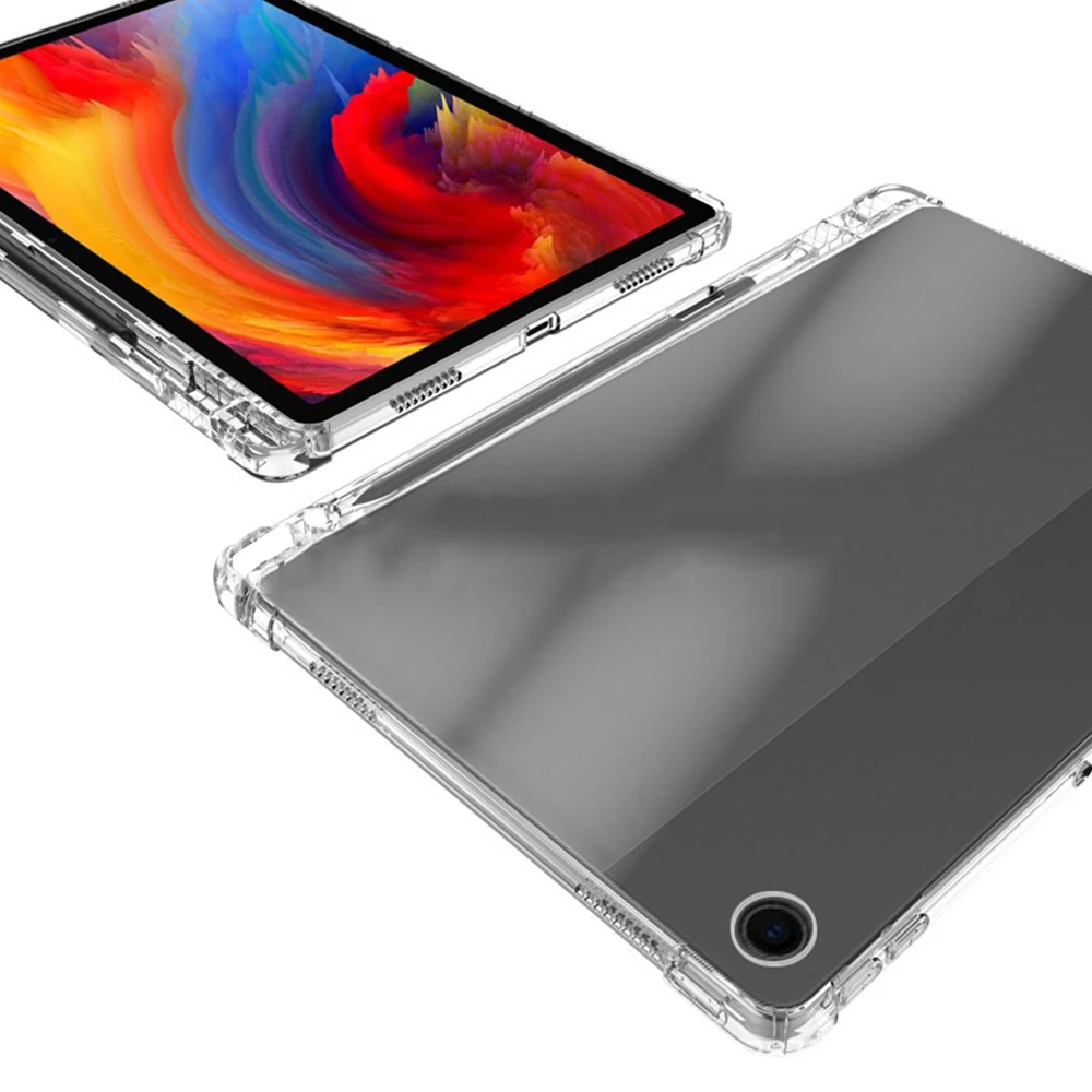 

Силиконовый чехол для Samsung Galaxy Tab S6 10,5 дюйма, блестящий мягкий прозрачный чехол с держателем для карандашей для Samsung Φ T865 10,5