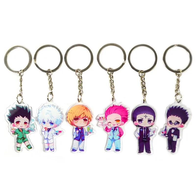 Аниме Hunter X акриловый брелок мультяшная фигурка Killua Kurapika Hisoka Chrollo подвеска