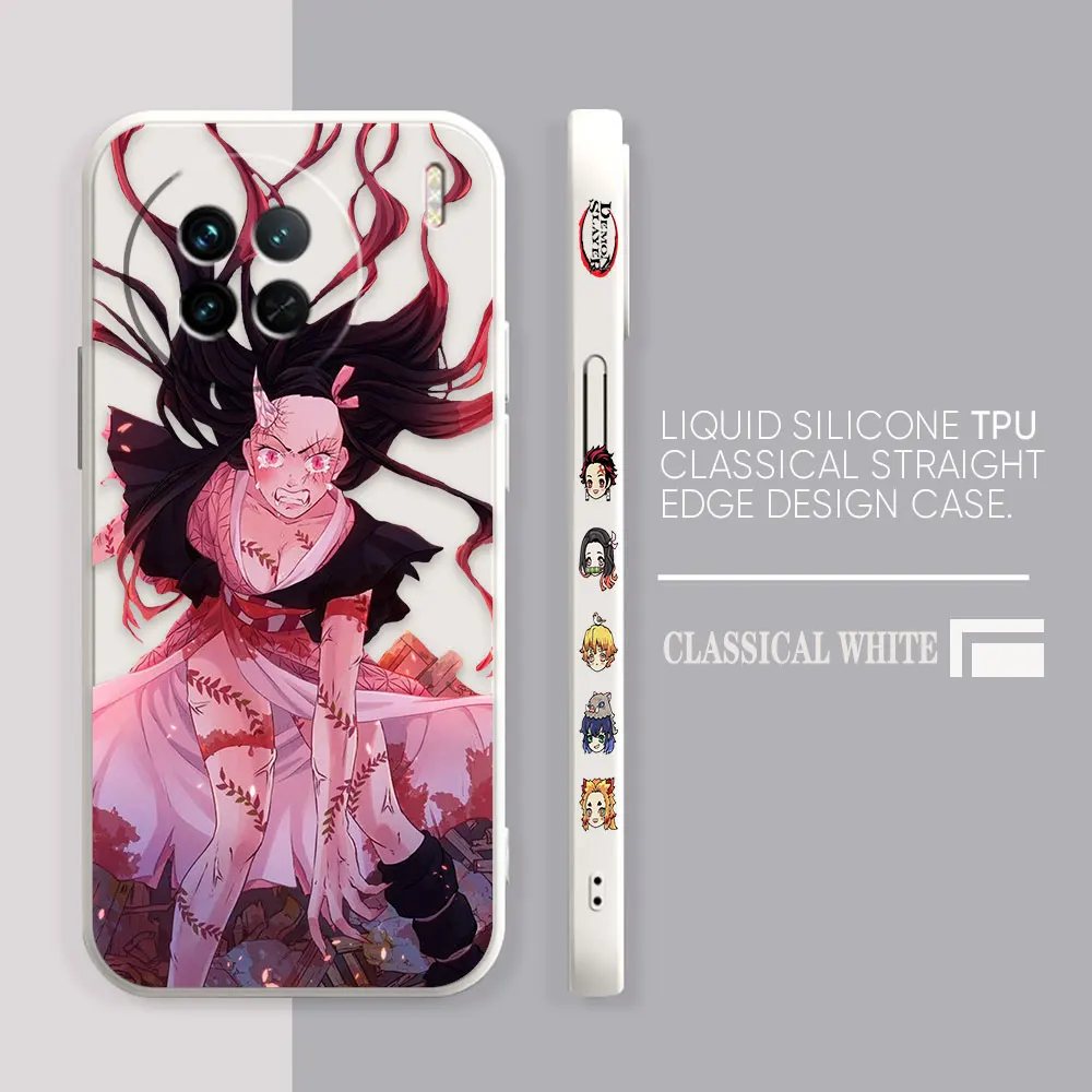 Japan Anime Demon Slayer Phone Case For VIVO X21I X21S X23 X27 X30 X50 X60 X70 X80 X90 5G PRO PLUS Colour Case Funda Shell Capa
