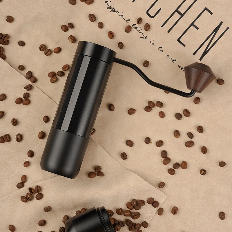 

Hand-cranked bean grinder household portable grinder pure steel grinding core high-quality adjustable hand grinder coffee machin