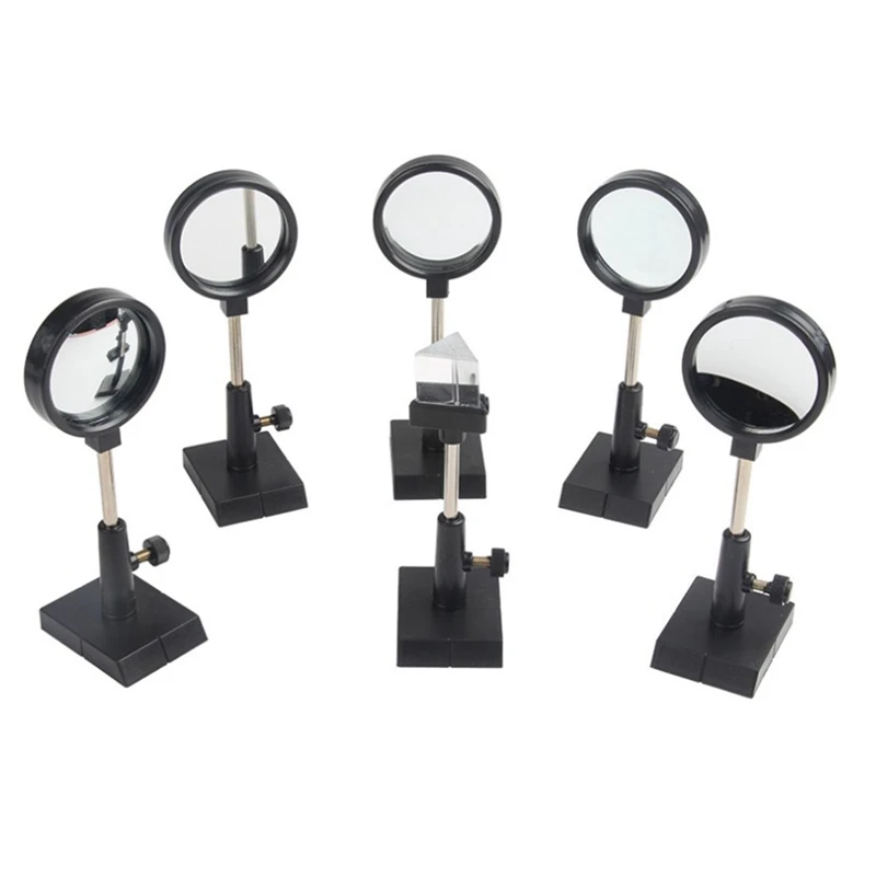 

HOT SALE Physical Optics Experiment Set Convex Lens Concave Lens Triangular Prism Plane Mirror Convex Mirror Optical Lens