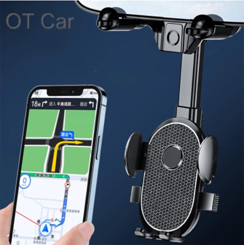 

Держатель для телефона с GPS-дисплеем, универсальная подставка для телефона с креплением на приборной панели