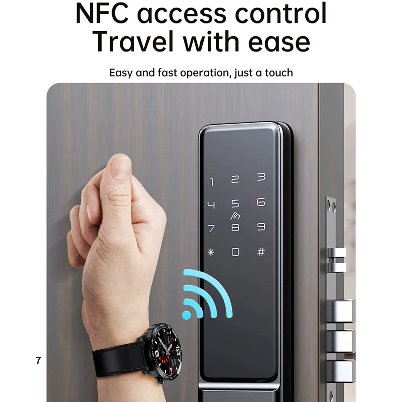Оригинальные Смарт-часы L13 Pro мужские Bluetooth-звонки NFC IP67 водонепроницаемые ЭКГ +