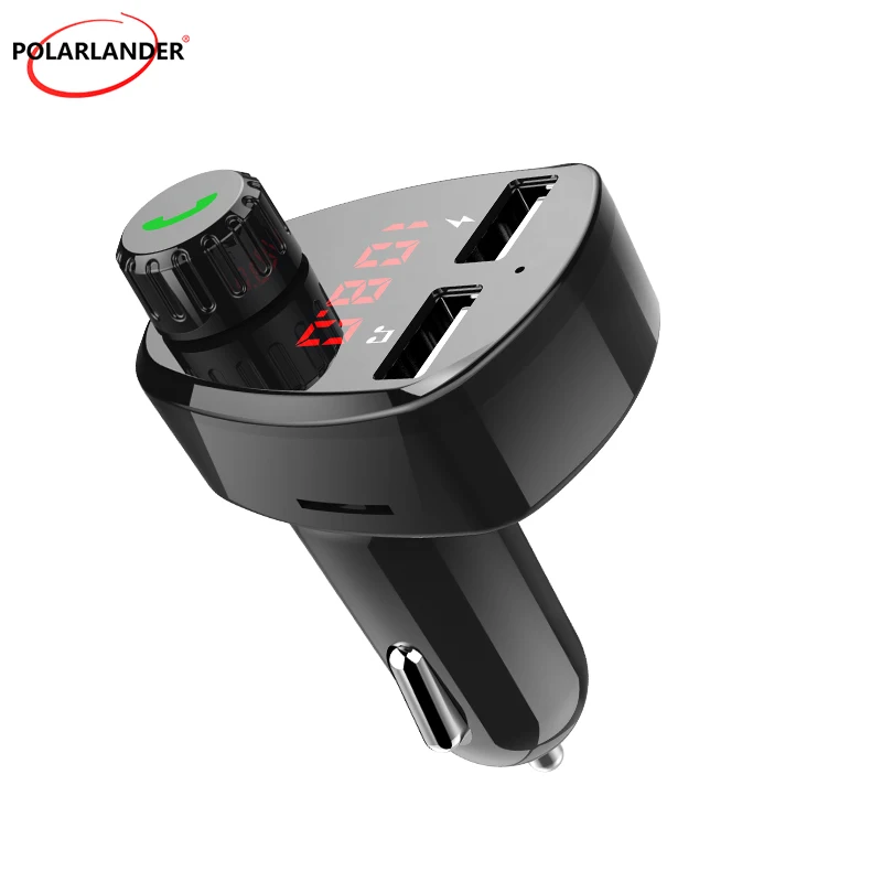 

Автомобильное зарядное устройство PolarLander USB/TF G13 FM-передатчик громкой связи 2 USB Цифровые Автомобильные товары Bluetooth 5,0 mp3-плеер