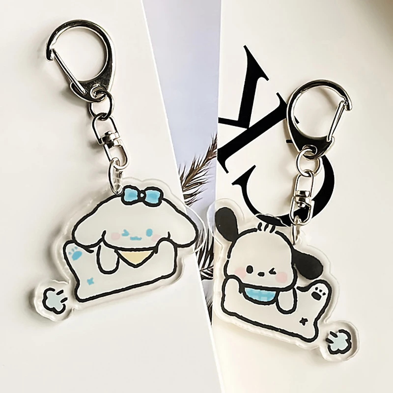 Милый брелок Sanrio в виде сумки подвеска мультяшной мелодии коричной Hello Kitty