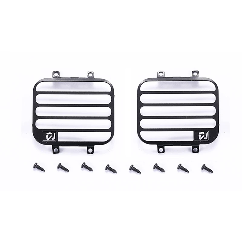 

2Pcs Steel Front Light Lamp Guards Headlight Cover Grille For MN D90 MN99S 1/12 RC Car Upgrade Parts Accessories