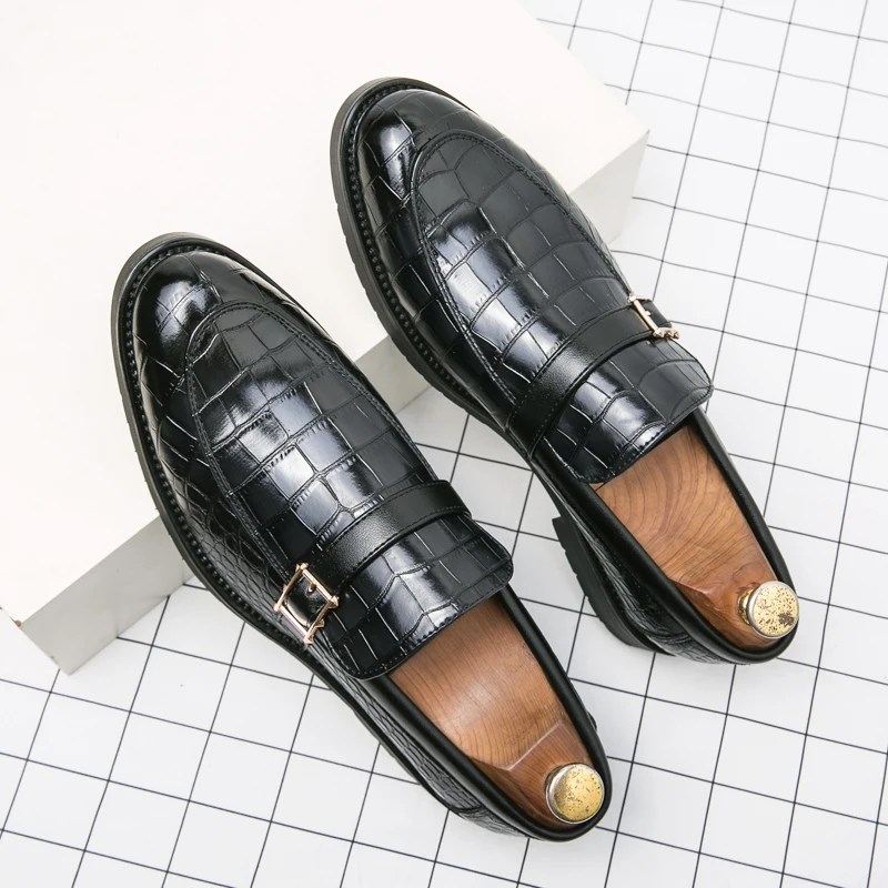 

Мужские Оригинальные кожаные туфли-оксфорды на шнуровке, деловые повседневные туфли дерби для мужчин