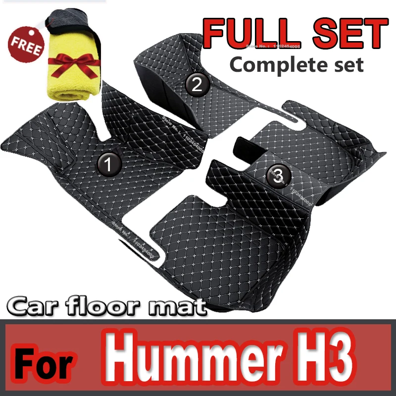 

Car Floor Mats For Hummer H3 2008 2009 2010 Custom Auto Foot Pads Automobile Carpet Cover Interior Accessories