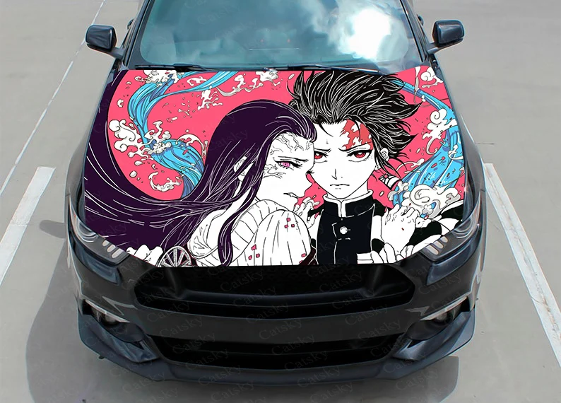 

Наклейки на автомобиль из аниме «рассекающий демонов»