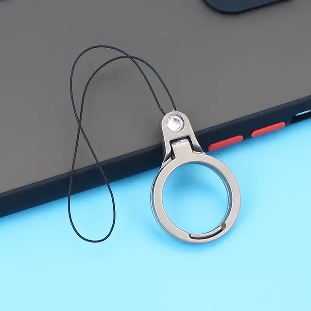 

Mobile Phone Straps Universal Finger Ring Stand Holder mobile Phone stand lazy neck Strap phone ring squishy lanyard for keys