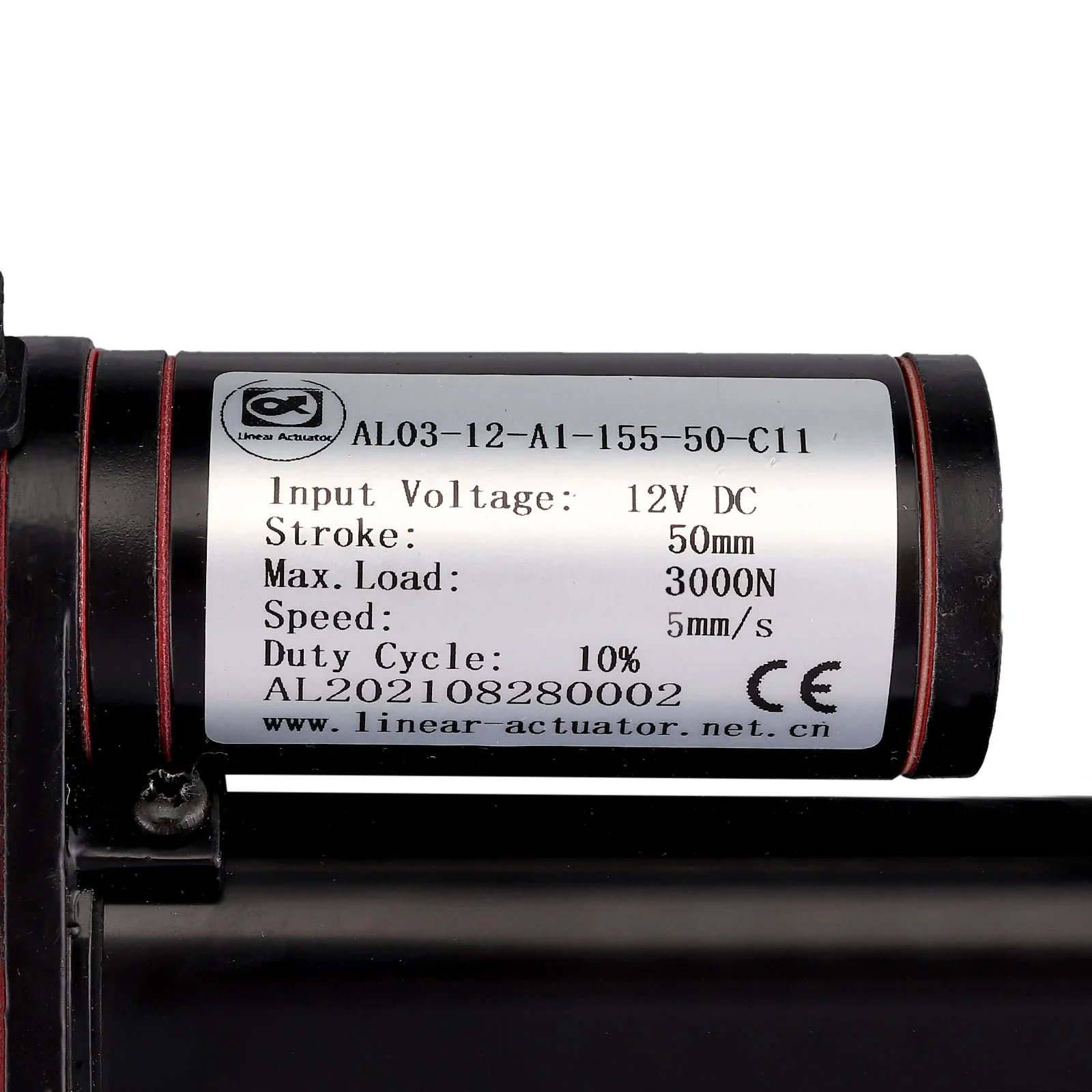 Электрический линейный привод двигатель ход движущегося расстояния 100 Н 5 мм/с 50