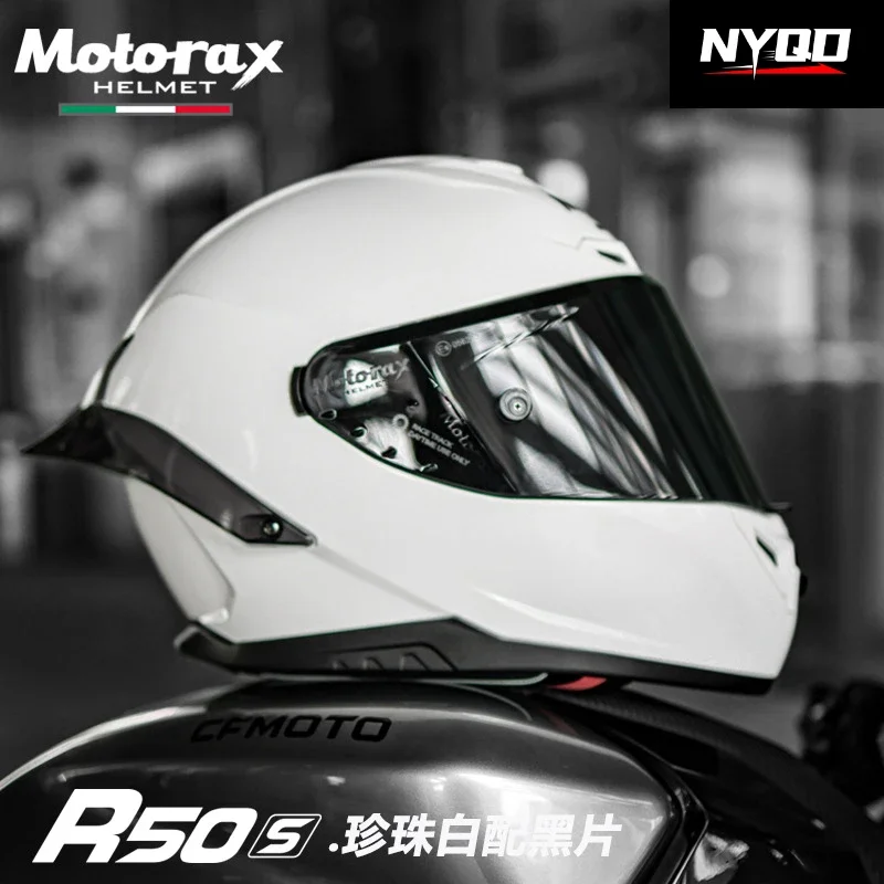 Черный шлем Motorax/Morris R50S Koi Star мужской и женский индивидуальный крутой