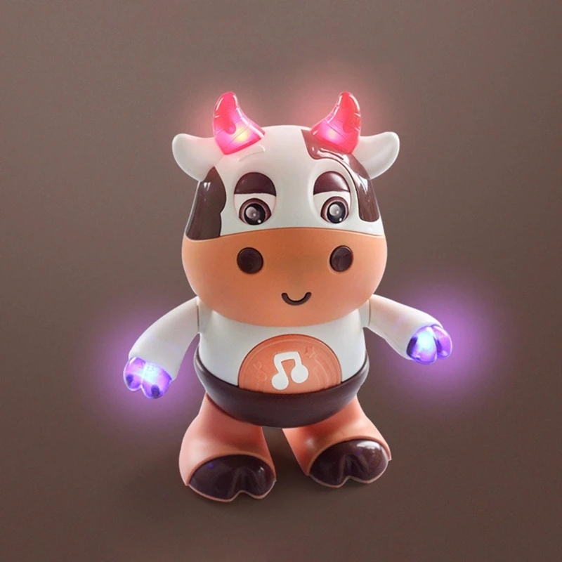 Игрушка для ходьбы крупного рогатого скота детей танцующая игрушка-робот с