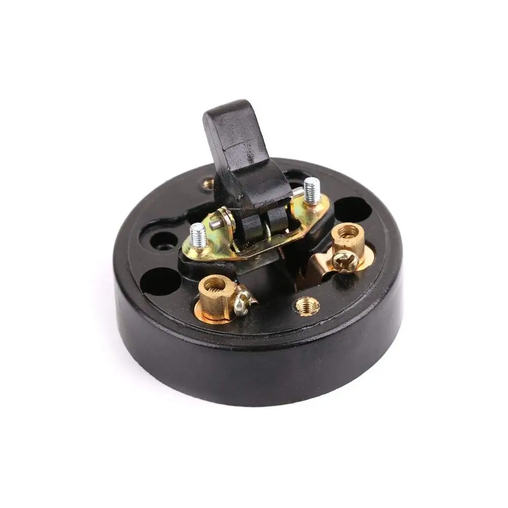 Ретро однокнопочный переключатель старомодная круглая настенная стена для