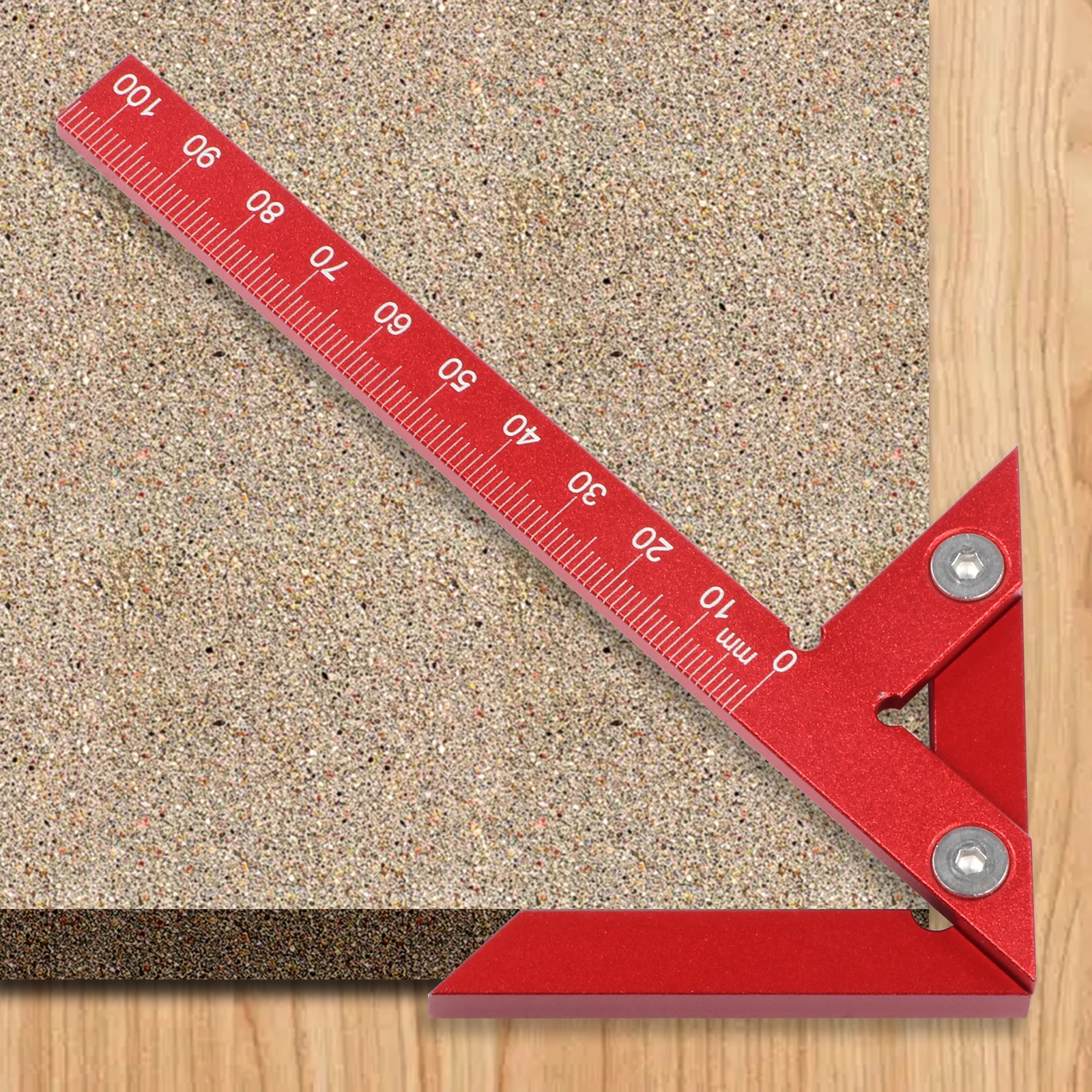 Алюминиевый Линейный Измерительный Инструмент Центрального Шасси Угловой