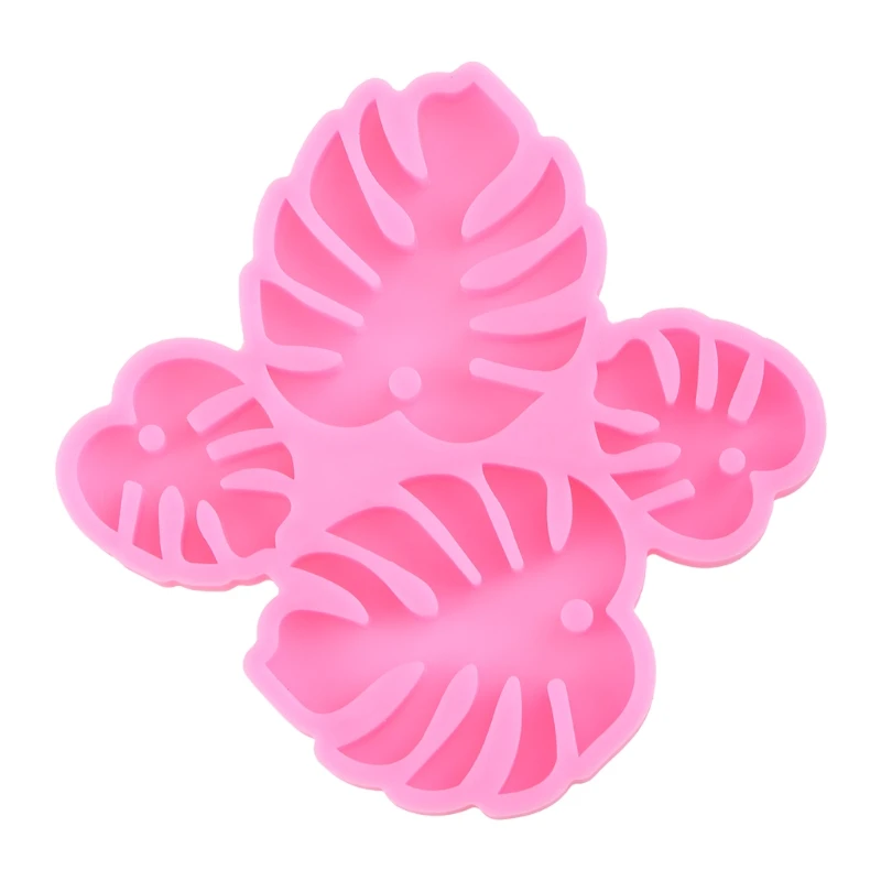 

Женские серьги-гвоздики в виде листьев