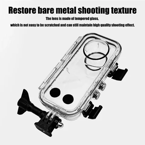 Невидимый чехол для Insta360 X3 X4, водонепроницаемый корпус, чехол для подводного плавания 40 м, аксессуары для камеры Insta360 X4, подарок