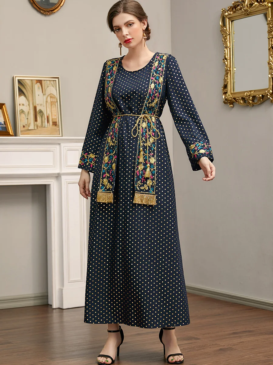 "Марокканское мусульманское платье Abaya s, женское Рамадан хиджаб Абая, Abaya для вечеринки, арабское искусственное мусульманское платье, длинно..."