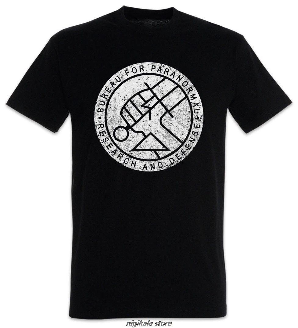 Бюро по паранормальным исследованиям и защите BPRD футболка с логотипом Hellboy новые