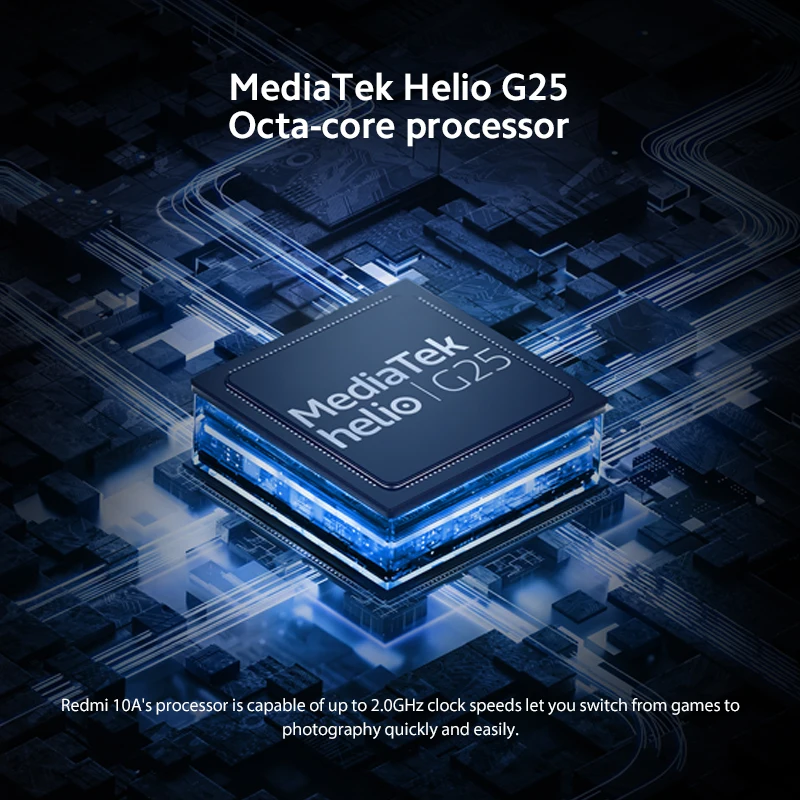 Xiaomi Redmi 10A 10 A Global Version Smartphone 32GB/64GB/128GB 13MP Dual Camera 6.53