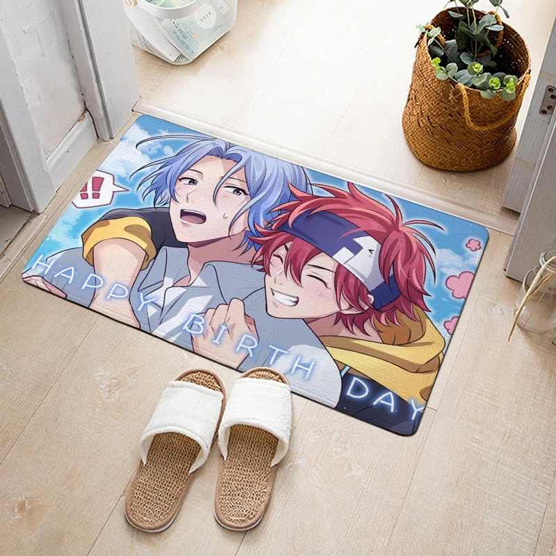 

Коврик для прихожей, кухни, ванной, моющийся замшевый ковер, женские тапочки, бесконечный скейтборд, аниме молитвенный коврик, коврик для от...
