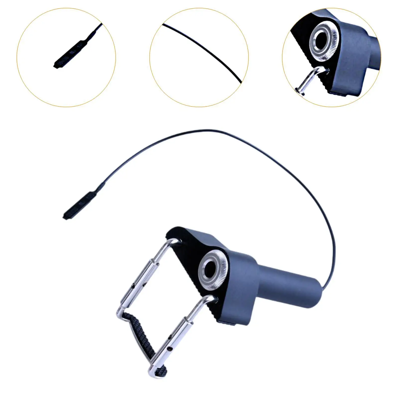 Пьезоконтактный звукосниматель Пьезопреобразователь для бас-мандолины (черный)